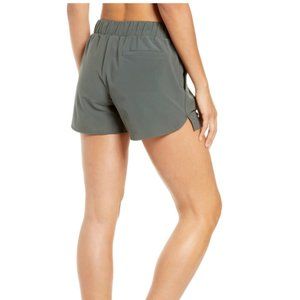 💕ZELLA💕 Taylor Getaway High Waist Shorts ~ Grey Folkstone Large NWT
